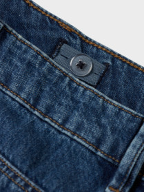 NAME IT High Waist Straight Jeans Rose Dark Blue Denim